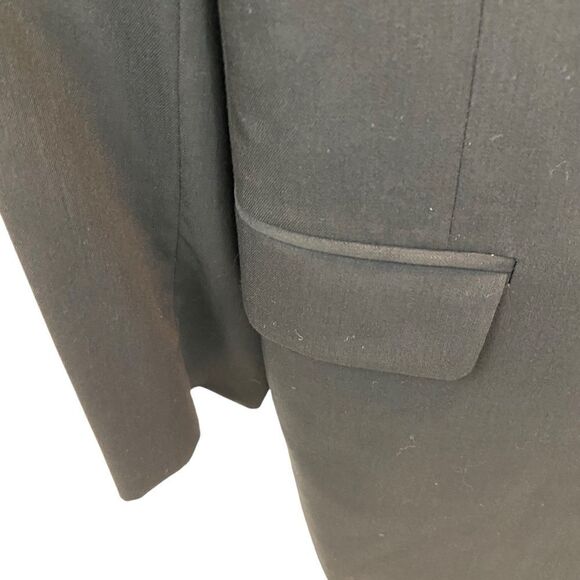 Men’s Jos. A. Bank Mens Black 100% Wool Blazer Size 44L - Picture 2 of 9